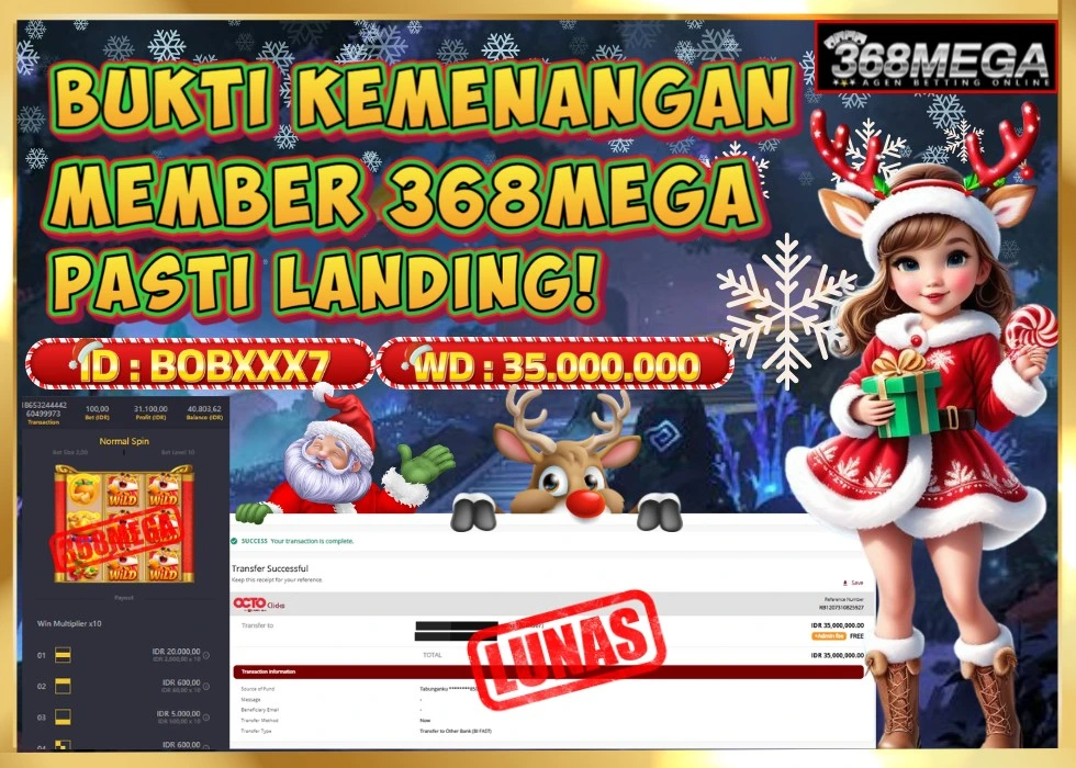 368MEGA JACKPOT Rp 35.000.000 - LUNAS!!!