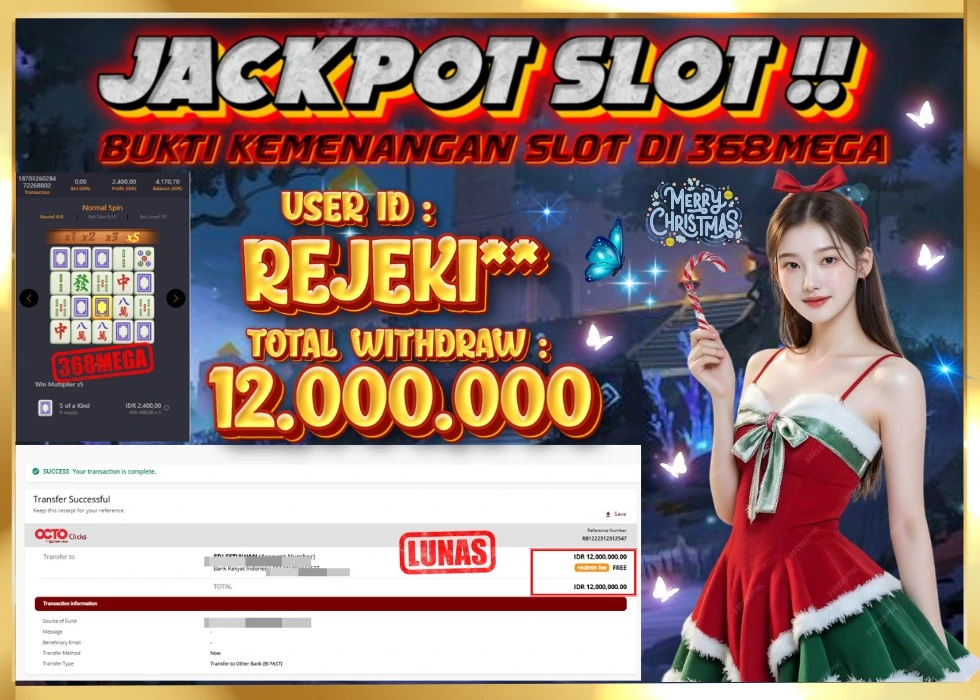 368MEGA JACKPOT Rp 12.000.000 - LUNAS!!!
