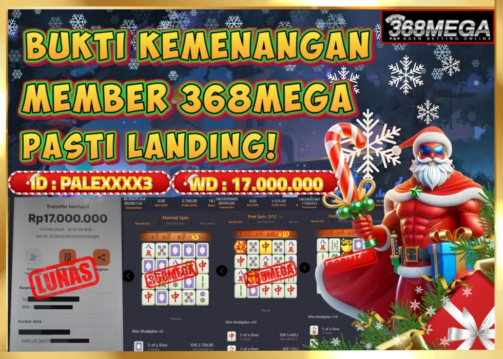 368MEGA JACKPOT Rp 17.000.000 - LUNAS!!!