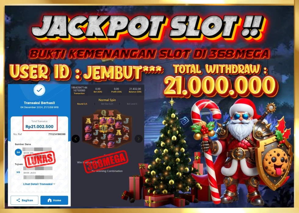368MEGA JACKPOT Rp 21.000.000 - LUNAS!!!